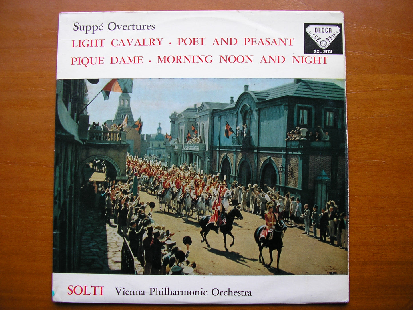 SUPPE: FOUR OVERTURES      SOLTI / VIENNA PHILHARMONIC     ED2      SXL 2174
