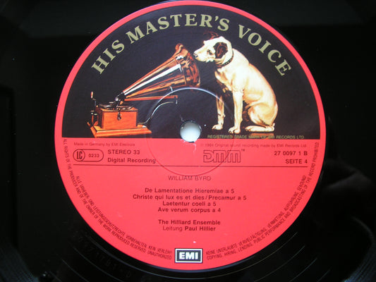 BYRD: MASSES / LAMENTATIONS / MOTETS      THE HILLIARD ENSEMBLE   2 LP     270096