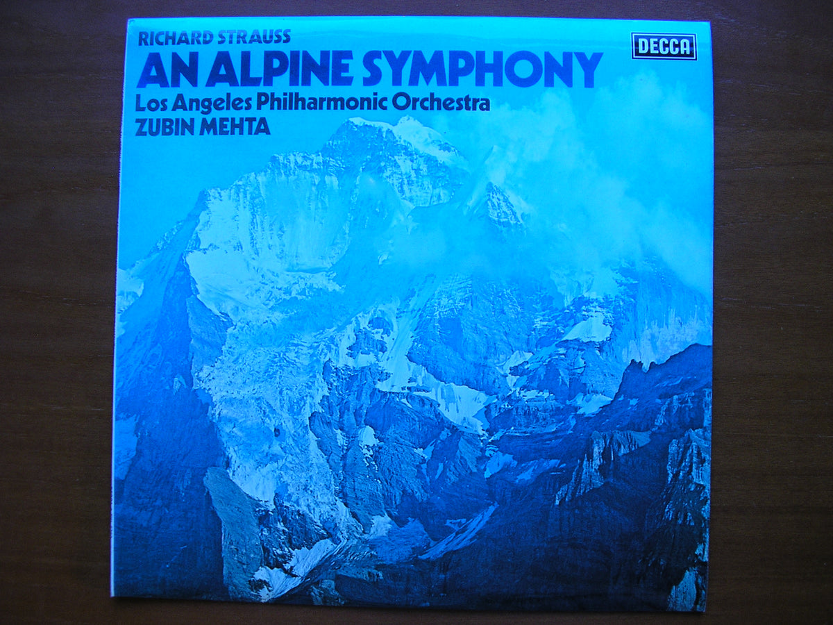 STRAUSS: AN ALPINE SYMPHONY       MEHTA / LOS ANGELES PHILHARMONIC     SXL 6752