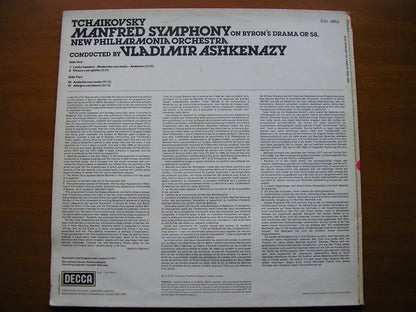 TCHAIKOVSKY: MANFRED     ASHKENAZY / NEW PHILHARMONIA     test pressing    SXL 6853