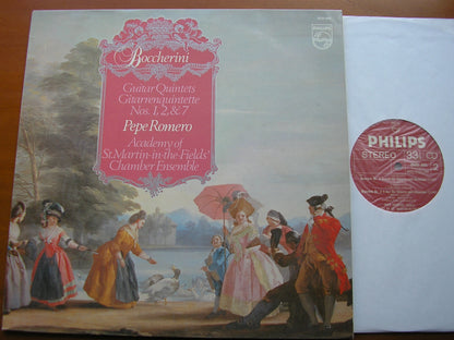 BOCCHERINI: GUITAR QUINTETS  Nos. 1 / 2 / 7        ROMERO / ACADEMY OF St MARTIN IN THE FIELDS      9500 985