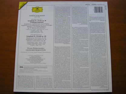 SCHUMANN: SYMPHONIES Nos. 1 & 4     BERNSTEIN / VIENNA PHILHARMONIC    415 274