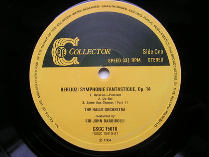 BERLIOZ: SYMPHONIE FANTASTIQUE     BARBIROLLI / HALLE ORCHESTRA     GSGC 15010