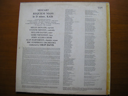 MOZART: REQUIEM     SOLOISTS / BBC SYMPHONY / DAVIS     SAL 3649