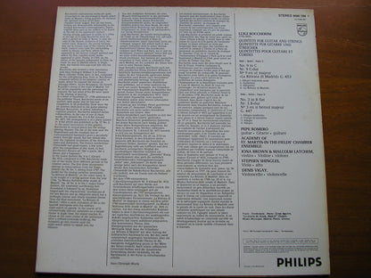 BOCCHERINI: GUITAR QUINTETS Nos. 3 & 9     ROMERO / ACADEMY OF SAINT MARTIN IN THE FIELDS       9500 789