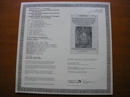 BYRD: PSALMS / SONNETS & SONGS 1588     THE CONSORT OF MUSIC    DSLO 596