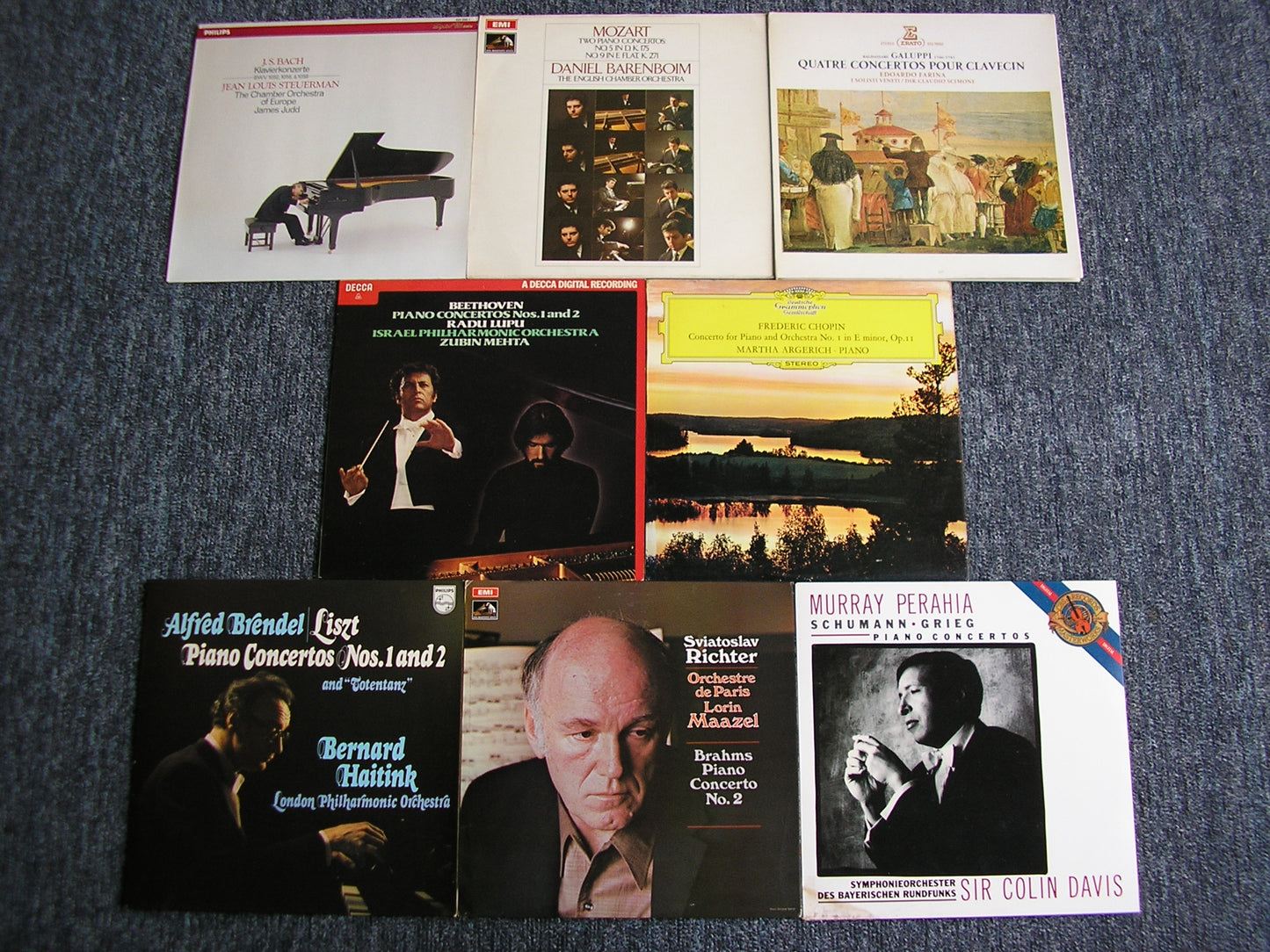 8 LP Classical Collections  -  PIANO CONCERTOS  No. 1