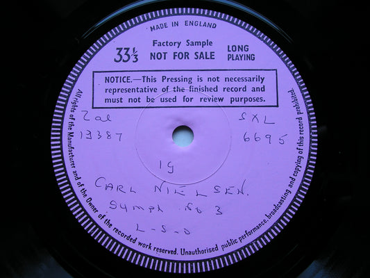 NIELSEN: SYMPHONY No. 3  Sinfonia Espansiva     HUYBRECHTS / LONDON SYMPHONY     test pressing      SXL 6695