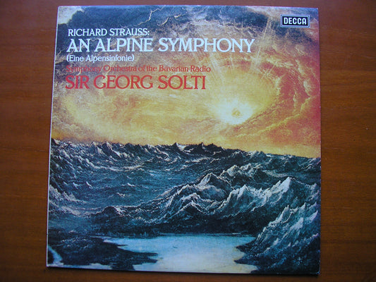 STRAUSS: AN ALPINE SYMPHONY     SOLTI / BAVARIAN RADIO SYMPHONY    SXL 6959