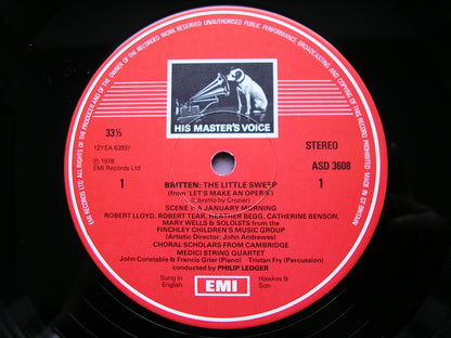 BRITTEN: THE LITTLE SWEEP    SOLOISTS / MEDICI STRING QUARTET / LEDGER     ASD 3608