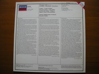 VERDI: OPERA OVERTURES     CHAILLY / NATIONAL PHILHARMONIC     SXDL 7595