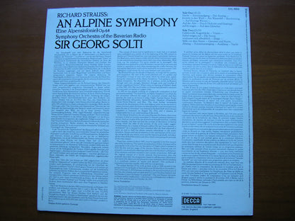 STRAUSS: AN ALPINE SYMPHONY     SOLTI / BAVARIAN RADIO SYMPHONY    SXL 6959