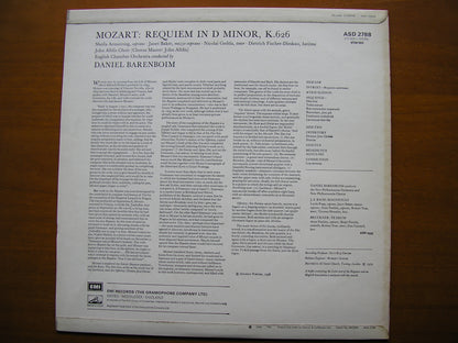 MOZART: REQUIEM     SOLOISTS / ENGLISH CHAMBER ORCHESTRA / BARENBOIM    ASD 2788