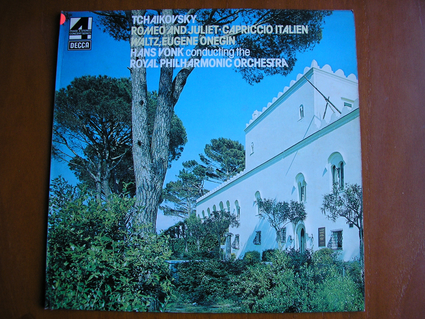 TCHAIKOVSKY: ROMEO & JULIET / CAPRICCIO ITALIEN / EUGENE ONEGIN Waltz     VONK / ROYAL PHILHARMONIC    test pressing     PFS 4388