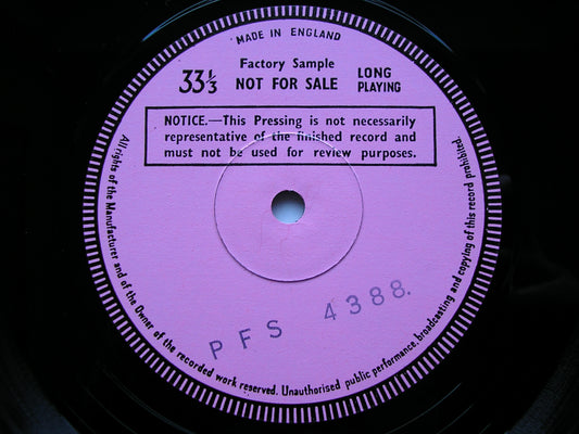 TCHAIKOVSKY: ROMEO & JULIET / CAPRICCIO ITALIEN / EUGENE ONEGIN Waltz     VONK / ROYAL PHILHARMONIC    test pressing     PFS 4388