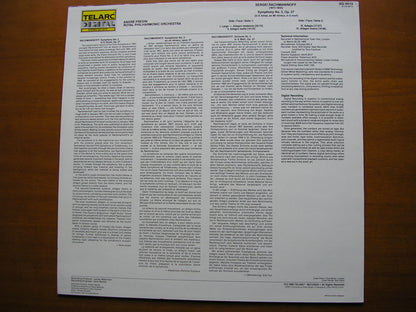 RACHMANINOV: SYMPHONY No. 2       PREVIN / ROYAL PHILHARMONIC     DG-10113