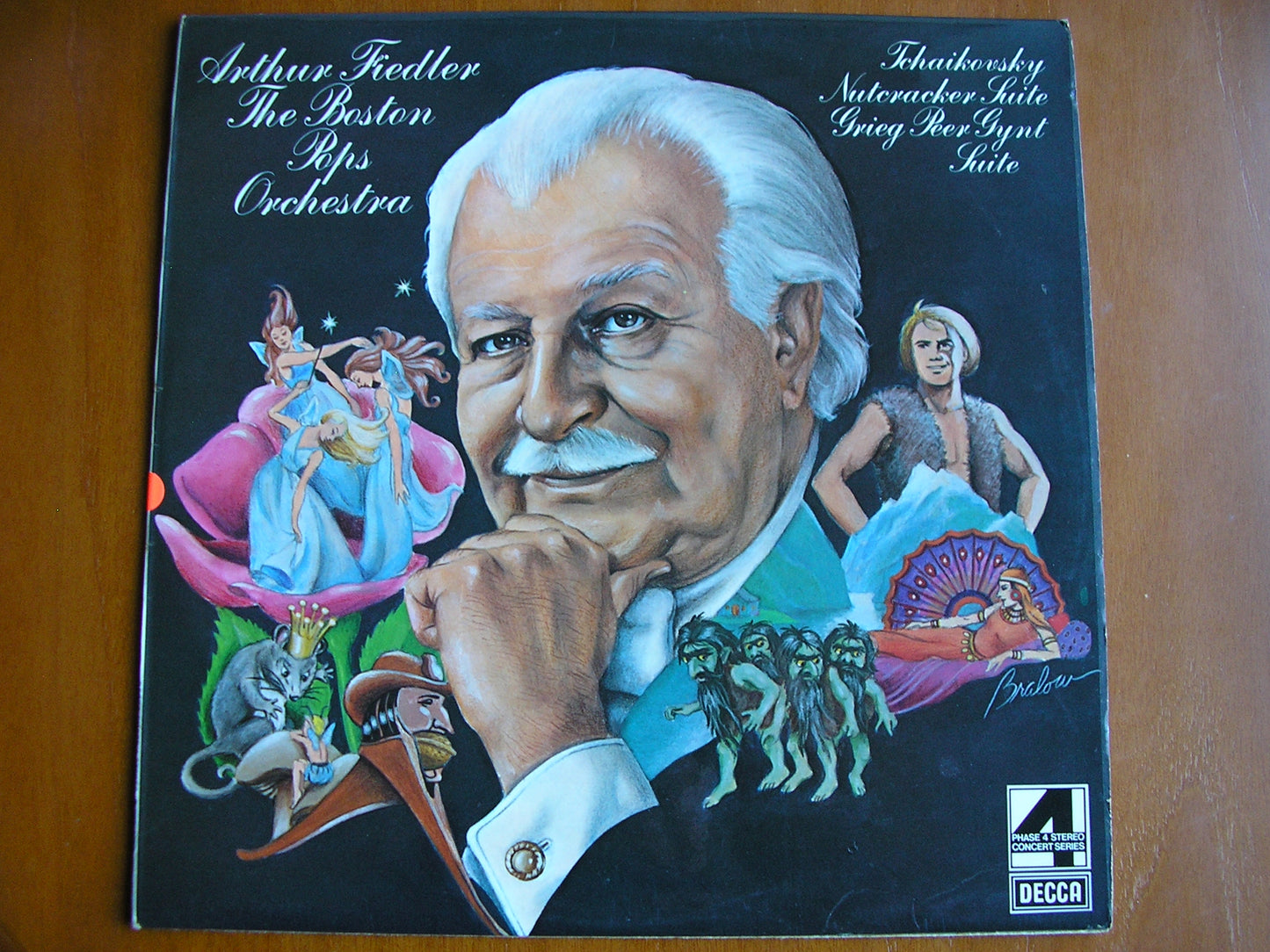 TCHAIKOVSKY: NUTCRACKER SUITE / GRIEG: PEER GYNT SUITE     FIEDLER / BOSTON POPS    test pressing     PFS 4352