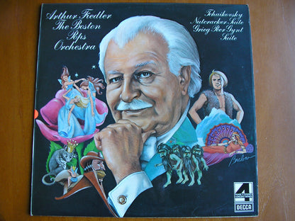 TCHAIKOVSKY: NUTCRACKER SUITE / GRIEG: PEER GYNT SUITE     FIEDLER / BOSTON POPS    test pressing     PFS 4352