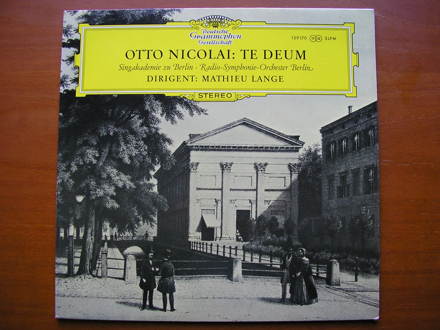 NICOLAI: TE DEUM    SOLOISTS / SINGAKADEMIE OF BERLIN / BERLIN RADIO SYMPHONY / LANGE    139 170