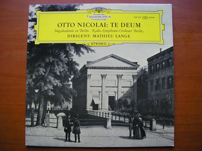 NICOLAI: TE DEUM    SOLOISTS / SINGAKADEMIE OF BERLIN / BERLIN RADIO SYMPHONY / LANGE    139 170