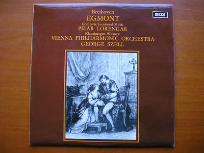 BEETHOVEN: EGMONT Incidental Music    LORENGAR / WUSSOW / VIENNA PHILHARMONIC / SZELL    SXL 6465