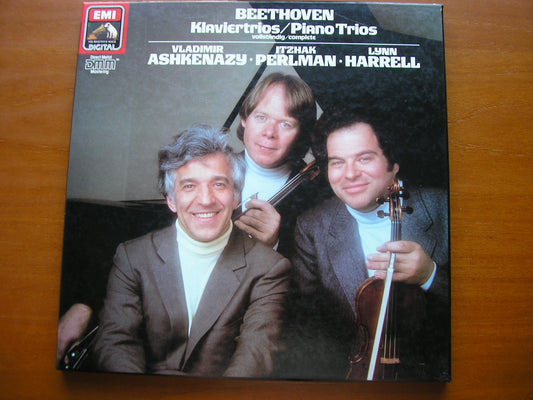 BEETHOVEN: THE PIANO TRIOS     ASHKENAZY / PERLMAN / HARRELL   4 LP    29 0834