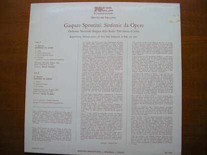 SPONTINI: OPERA OVERTURES     BULGARIAN RADIO ORCHESTRA / FRONTALINI     GB 2018