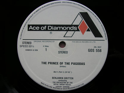 BRITTEN: THE PRINCE OF THE PAGODAS     BRITTEN / ORCHESTRA OF THE ROYAL OPERA HOUSE COVENT GARDEN    2LP     GOS 558-9