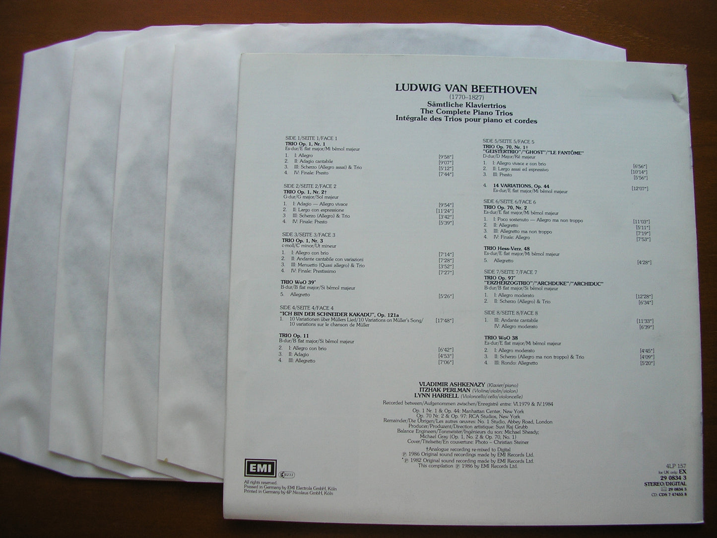 TELEMANN: THE CONSTANT MUSIC MASTER   SOLOISTS / INSTRUMENTALISTS / JOSEF ULSAMER    5 LP   2723 073