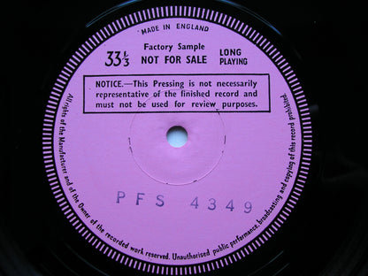 PROKOFIEV: CLASSICAL SYMPHONY / KHACHATURIAN: GAYANEH excerpts      BLACK / LONDON SYMPHONY / LONDON FESTIVAL ORCHESTRA   test pressing      PFS 4349