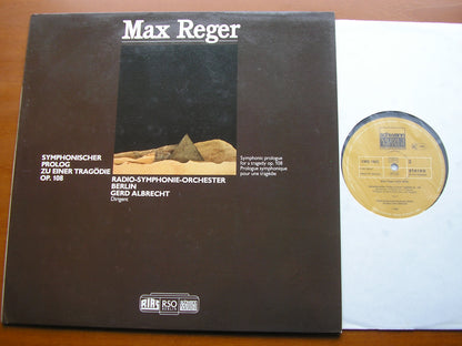 REGER: SYMPHONIC PROLOGUE FOR A TRAGEDY Op. 108     BERLIN RADIO SYMPHONY / ALBRECHT    VMS 1605