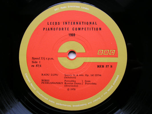 LEEDS INTERNATIONAL PIANO COMPETITION 1969     RADU LUPU / COMPETITORS      REB 57S