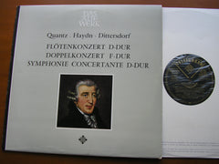 QUANTZ / HAYDN / DITTERSDORF: TWO CONCERTOS / SYMPHONIE CONCERTANTE     SOLOISTS / AMSTERDAM CHAMBER ORCHESTRA / RIEU     SAWT 9429