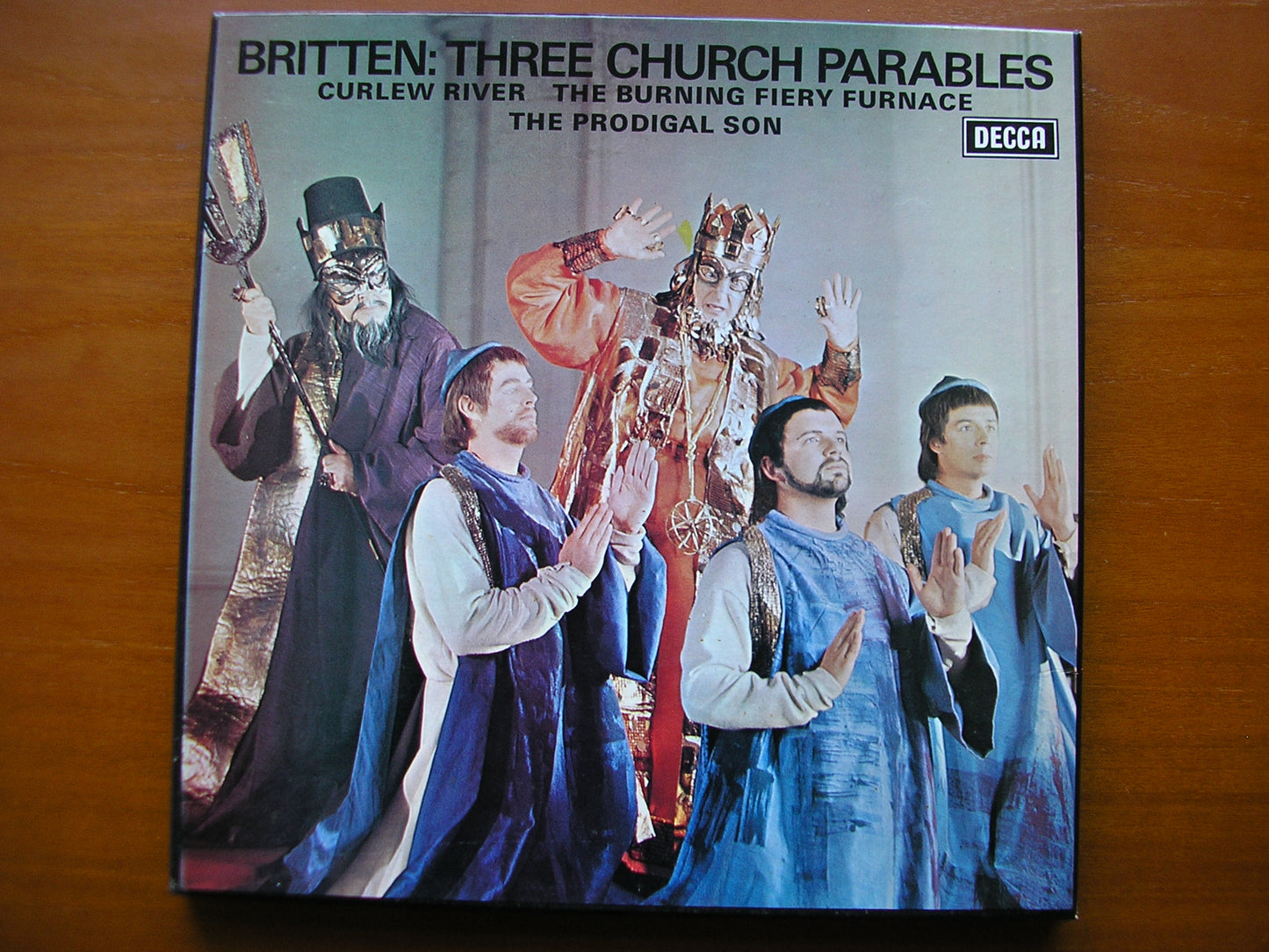 BRITTEN: THREE CHURCH PARABLES     SOLOISTS /  ENGLISH OPERA GROUP /  BRITTEN     3LP    1BB 101-3