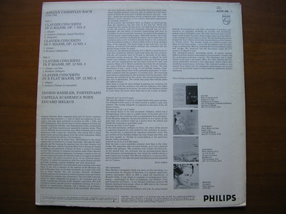 BACH JC: FOUR FORTEPIANO CONCERTOS     INGRID HAEBLER / CAPELLA ACADEMICA VIENNA / MELKUS     6500 041