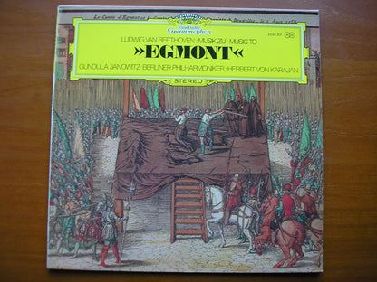 BEETHOVEN: EGMONT  Incidental Music      JANOWITZ / SCHELLOW / BERLIN PHILHARMONIC / KARAJAN     2530 301