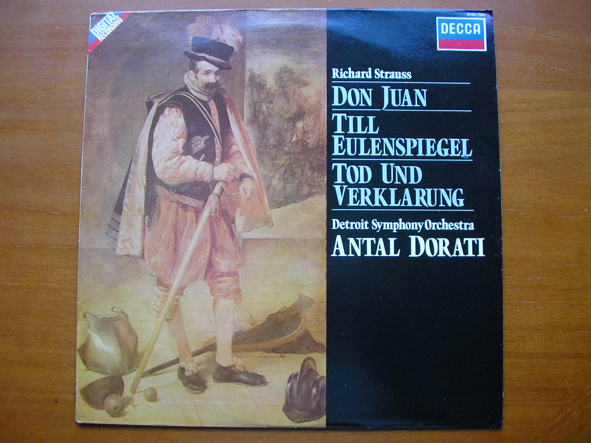 STRAUSS: DON JUAN / TILL EULENSPIEGEL / TOD UND VERKLARUNG       DORATI / DETROIT SYMPHONY       SXDL 7523