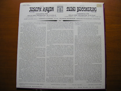 HAYDN: CELLO CONCERTO / BOCCHERINI: CELLO CONCERTO     NAVARRA / CAMERATA ACADEMICA / PAUMGARTNER    H-71071