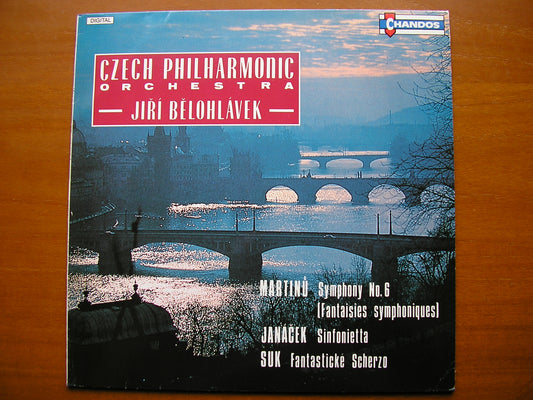 MARTINU: SYMPHONY No. 6 / JANACEK: SINFONIETTA / SUK: FANTASTICKE SCHERZO      BELOHLAVEK / CZECH PHILHARMONIC    ABRD 1508