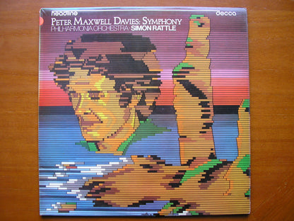 MAXWELL DAVIES: SYMPHONY       RATTLE / PHILHARMONIA    test pressing     HEAD 21