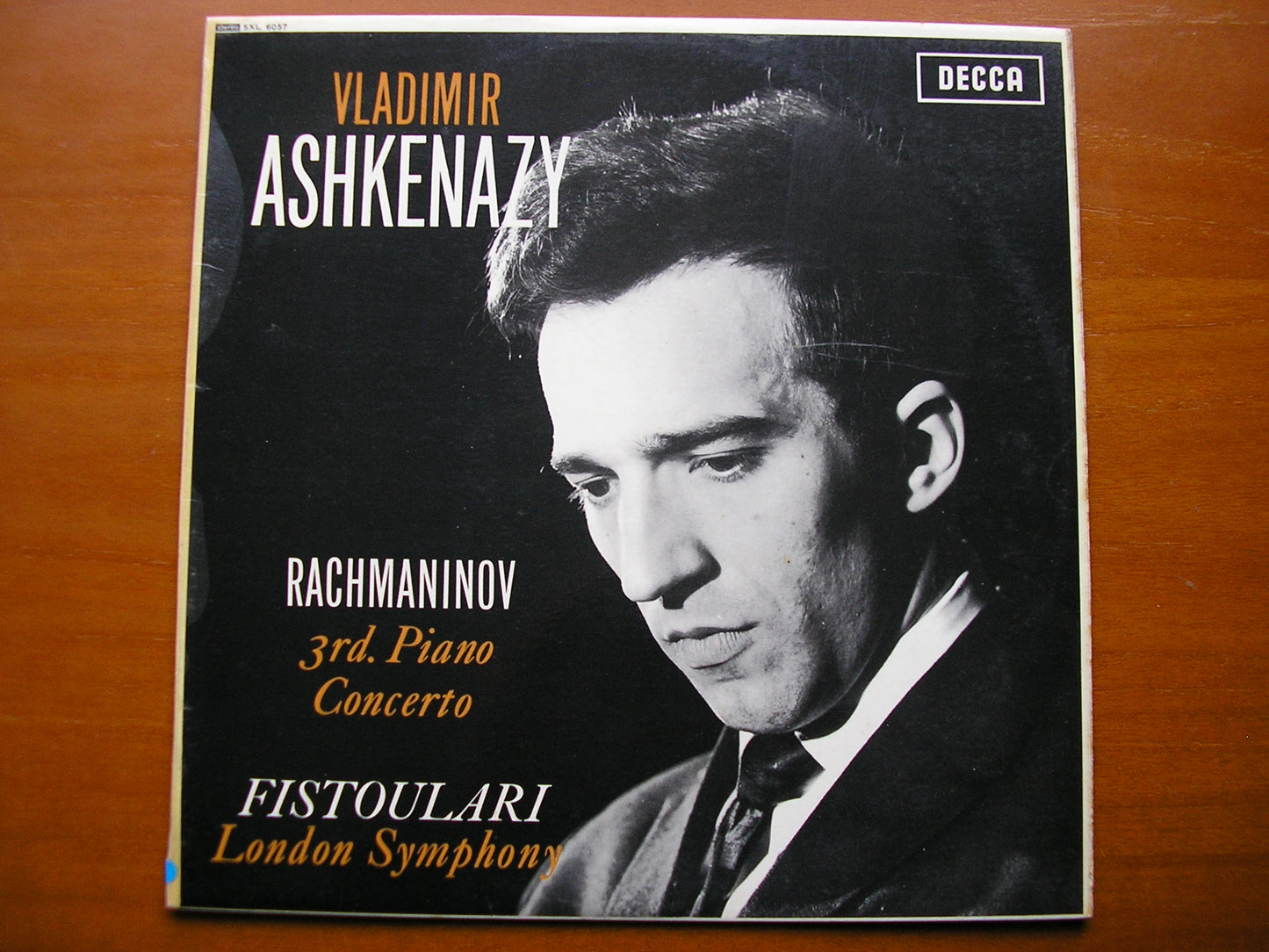 SXL 6057  RACHMANINOV: PIANO CONCERTO No. 3     ASHKENAZY / LONDON SYMPHONY / FISTOULARI      ED1