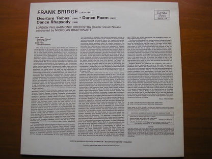 BRIDGE: DANCE RHAPSODY / OVERTURE Rebus / DANCE POEM      BRAITHWAITE / LONDON PHILHARMONIC    SRCS 114