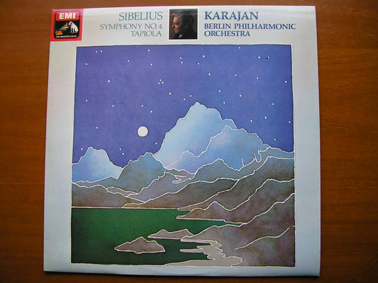 SIBELIUS:  SYMPHONY No. 4 / TAPIOLA      KARAJAN / BERLIN PHILHARMONIC   ASD 3485