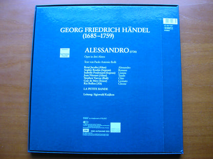 HANDEL: ALESSANDRO     SOLOISTS / LA PETITE BAND / KUIJKEN     4LP     1C 157 16 9537