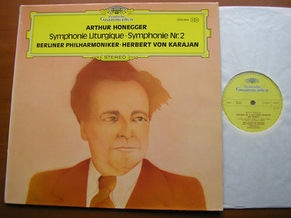 HONEGGER: SYMPHONIES Nos. 2 & 3 'Symphonie Liturgique'     KARAJAN / BERLIN PHILHARMONIC