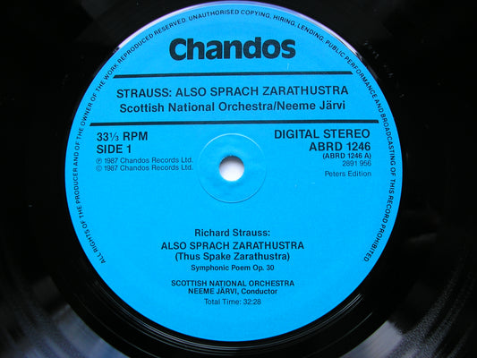 STRAUSS: DON JUAN / ALSO SPRACH ZARATHUSTRA / TWO SONGS      LOTT / SCOTTISH NATIONAL ORCHESTRA / JARVI       ABRD 1246