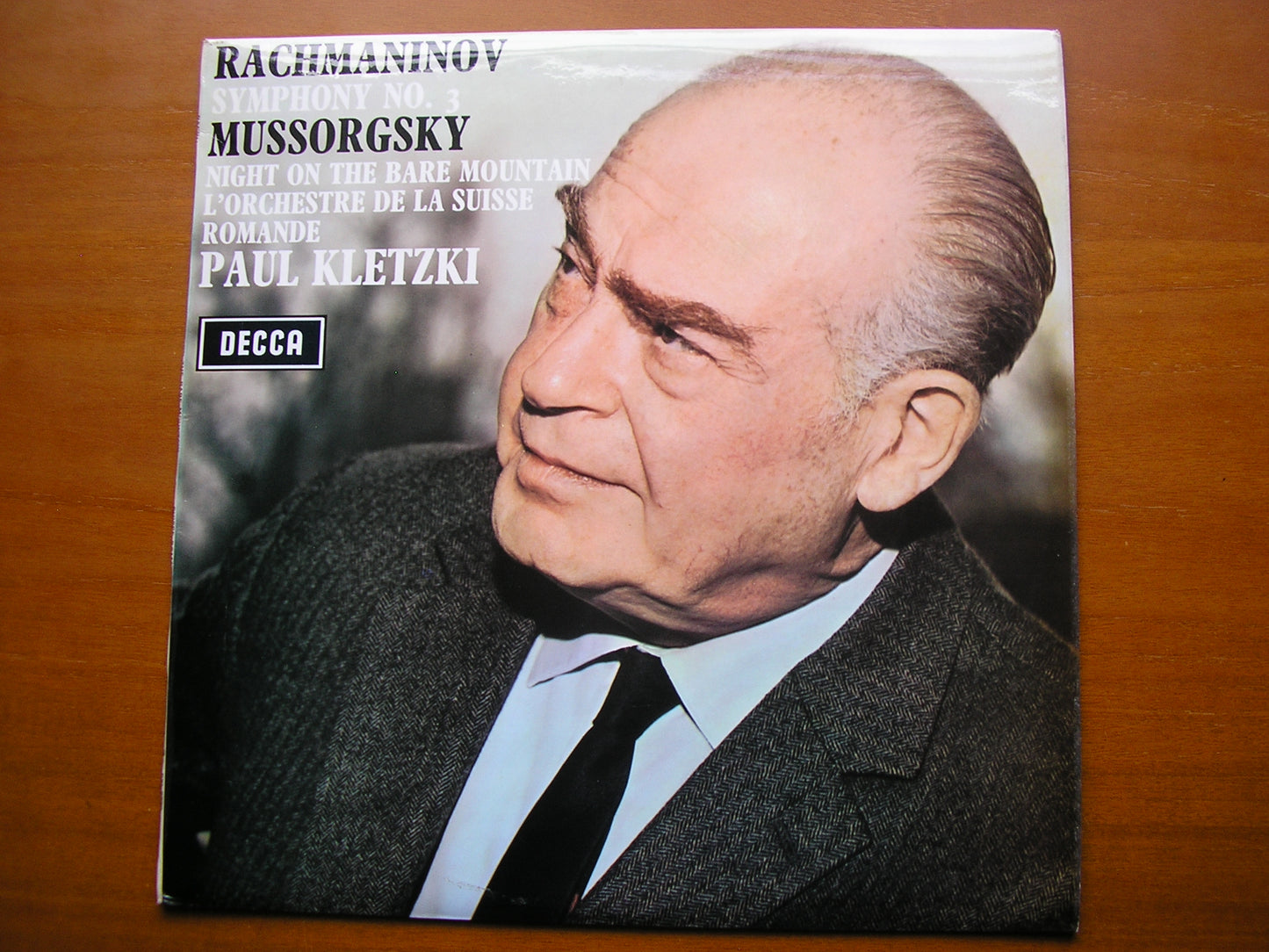 RACHMANINOV: SYMPHONY No. 3 / MUSSORGSKY: NIGHT ON BARE MOUNTAIN      KLETZKI / SUISSE ROMANDE      SXL 6399