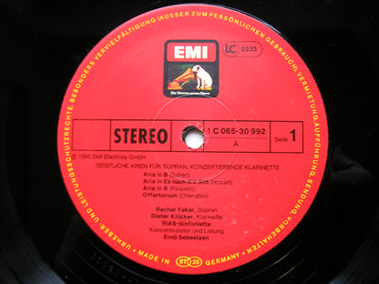 SALIERI / PAER / CHERUBINI / MOZART / SCHUBERT / SARTI / PAISIELLO / GUGLIELMI: SACRED ARIAS      YAKAR / KLOCKER / RIAS          SINFONIETTA / SEBESTYEN      065 30 992