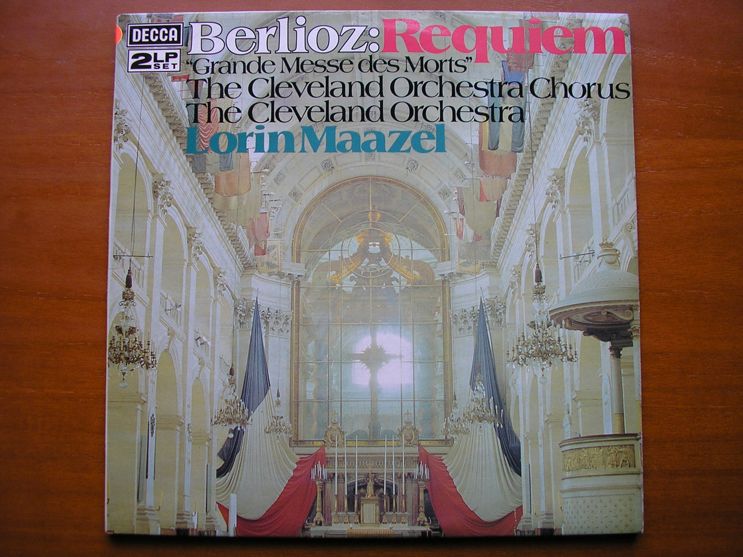 BERLIOZ: REQUIEM     RIEGEL / CLEVELAND ORCHESTRA / MAAZEL    test pressing    2LP    D137D2