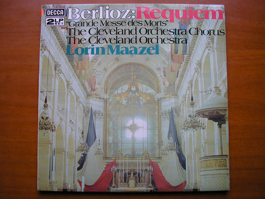BERLIOZ: REQUIEM     RIEGEL / CLEVELAND ORCHESTRA / MAAZEL    test pressing    2LP    D137D2